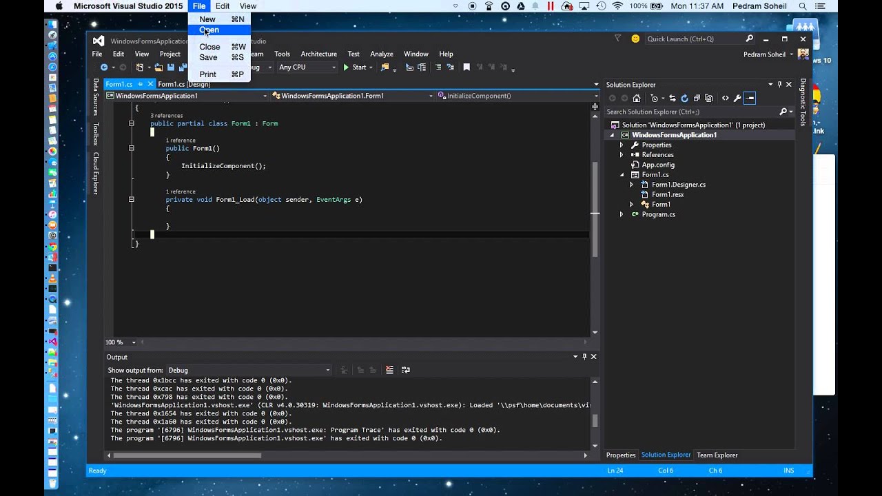 visual studio for mac work with unity